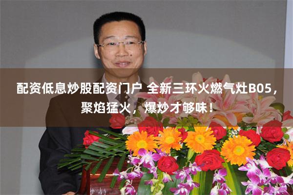 配资低息炒股配资门户 全新三环火燃气灶B05，聚焰猛火，爆炒才够味！