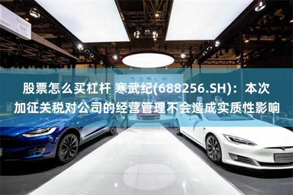 股票怎么买杠杆 寒武纪(688256.SH)：本次加征关税对公司的经营管理不会造成实质性影响