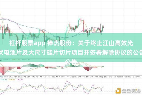杠杆股票app 棒杰股份：关于终止江山高效光伏电池片及大尺寸硅片切片项目并签署解除协议的公告