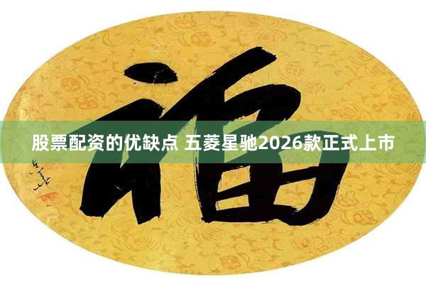 股票配资的优缺点 五菱星驰2026款正式上市